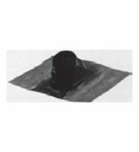 Zehnder - Coxtrek Verstelbare loodslabpan schuin dak 25-45 zwart -d 150mm