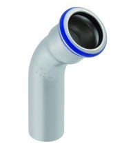 Geberit - Coude Mapress Acier Inoxydable avec tuyau d’emboit ement: 45gr, d=42mm - RVS