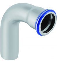 Geberit - Coude Mapress Acier Inoxydable avec tuyau d’emboit ement: 90gr, d=35mm - RVS