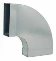 Ventilair - FGBH90 hor. bocht 90 graden 80x220 rond galva - 3411080220