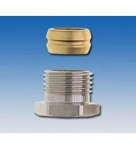 Heimeier - Klemkoppeling voor koper 15 mm vernikkeld