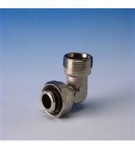 Begetube - Coude fileté réduction 24mm x 1/2 MM laiton