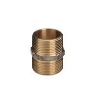 Viega - Nipple double 1/2 Bronze / chrome - 3280