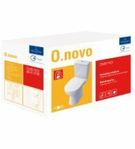 Villeroy & Boch O.Novo staande toilet Combi-Pack - Villeroy & Boch wc wit met soft-close en diepspoelcloset - 5661T301