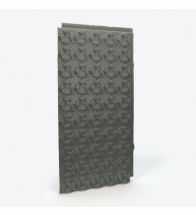 Begetube - Geprofileerde isolatieplaat 100x50x1,5cm ZWART prijs per m2