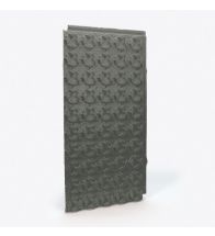 Begetube - Geprofileerde isolatieplaat 100x50x 3 cm ZWART prijs per m2