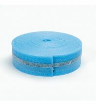 Begetube - Isolation de bordure en mousse de polyéthylène ave c feuille PE (8 x 160 mm), en rouleaux de 25 m.