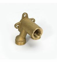 Begetube Culasse murale filetée double laiton 3/4" ek x 1/2" f - 613262055