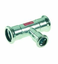 Vsh Persverloop-t staal 108x88.9x108mm fff verwarmingxpress staalverzinkt c1415 - 6206497