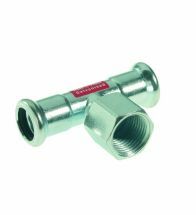 VSH - T trans. acier 76.1x3/4 x76.1 F chauffage XPress Staalverzinkt - C1418