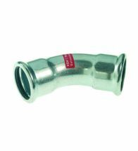 VSH - Pressfitting bocht 45 FF 88,9x88,9mm staal verzinkt - C1413