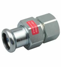 VSH - Raccord 3 pièces à sertir acier 28 x 1 F chauffage XPress Staalverzinkt - C1444