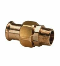 VSH - Brons pressfitt.3-del.kopp.3/4Mx22 code - 6331G
