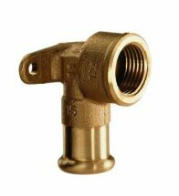 VSH - Brons pressfitt.muurplaat90 3/4Fx22 code - 6472G