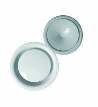 Ventilair - Afvoer ventiel staal 125mm EAV-CR  