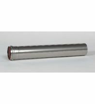 Ubbink Inox naturel verlengstuk 90 mm l: 500mm 316l d:0,4 mm hr+, hrtop & m - 701126