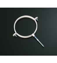 Ubbink - Witte beugel met pen M8 dia 125mm