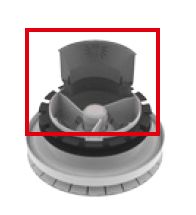 Zehnder - Air Blocker voor ComfoValve Luna S125 - 705613001