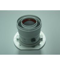 Bosch Rookgasketeladapter concentrisch 60/100 verticaal AZ397 - 7736995075