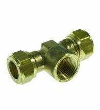 VSH - Té de transition à compression laiton 28 x 3/4 x eau potable  Super - S1223