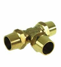 VSH - Té à compression laiton 22mm FFF gaz  Super - G1220