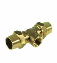 VSH - Té de transition à compression laiton 15 x 1/2 x gaz  Super - G1223