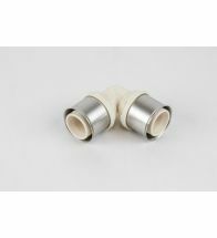 Begetube - Raccord à sertir PPSU équerre double, 40x3,5 mm x 40x3,5 mm.