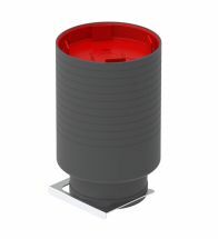 Zehnder - Plenum TVA P DN125 DN90 60m³/ h - Lengte  163 / 204mm