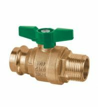 Cimberio - Robinet à boisseau sphérique mâle/press 3/4m x 22 - 222