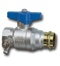 Cimberio - Bolkraan volle doorg.+ purgeur 3/4 x22mm met hendel - 223