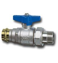 Cimberio - Bolkraan volle doorg.kopp.1/2 x 15 pres met hendel - 224