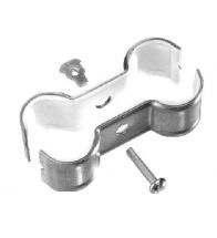 Rofix - Collier double isolé Ø 15mm