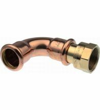 VSH - XPress Cuivre Gaz G6090G Coude de transition à presser bronze 18mm x 3/4" F 90° gaz - 4804679