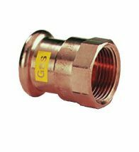 VSH - GASpressfitting puntstuk 5/4Fx35 brons