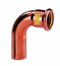 VSH - Courbe à sertir MF cuivre 15 MF 90 gaz XPress Koper Gas - G7001A