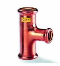 VSH - Té réduit à sertir cuivre 18x15x18 FFF gaz XPress Koper Gas - G7130