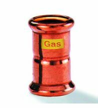 VSH - Roodkoper GAS pressfitting sok 28 mm ff code - G7270