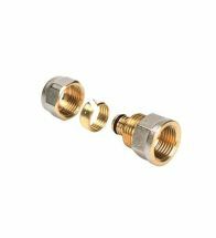 Henco Knelovergangsstuk messing 26/3mm x 1" f (drink)water - 3-2606-S