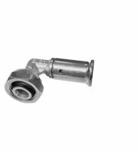 Henco Persovergangsknie messing 16/2mm x 1/2" f 90° (drink)water - 44P-1604