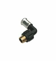 Henco Coude de transition à sertir plastique 16/2mm x 1/2" m 90° eau potablepvdf - 5PK-1604