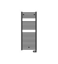 Zehnder Radiateur décoratif électrique Aura E 1866x500 mm 1000 W RAL9205 noir mat - PBEBZ-180-50/MQ-9205
