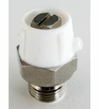 Demeta - Event d'air pivotant 1/8 avec joint torique en laiton nickelé