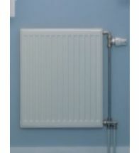 Henrad Radiateur à panneaux galva 11 hxl=600x600mm 600w en442 75/65/20 blanc ral9016 - 107061106