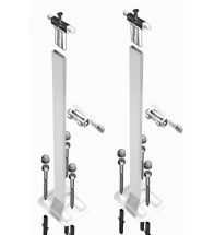 Rofix - Duo support avec jeu de fixation H700 + jeu de cla mes intérieures Type II