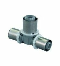 Uponor - Press composiet T-stuk verlopend 20x25x20mm - PPSU