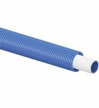 Uponor - Unipipe PLUS blanc pré-gainé 20x2,25 - 28/23 bleu rouleau 75m