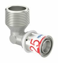 Uponor - S-Press PLUS knie 90gr buitendraad 25-R1 MT (ex U1014755)