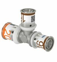 Uponor - S-Press PLUS T-stuk verlopend 20-16-16