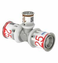 Uponor - S-Press PLUS T-stuk verlopend 25-16-25