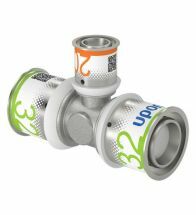 Uponor - S-Press PLUS T-stuk verlopend 32-20-32
